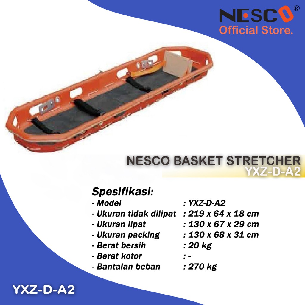 Nesco Basket Stretcher, Type Eyxz-D-A2