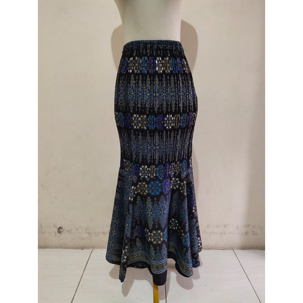 SB Collection Rok Maxi Reya Panjang Longskirt Duyung Jumbo Casual Batik Wanita