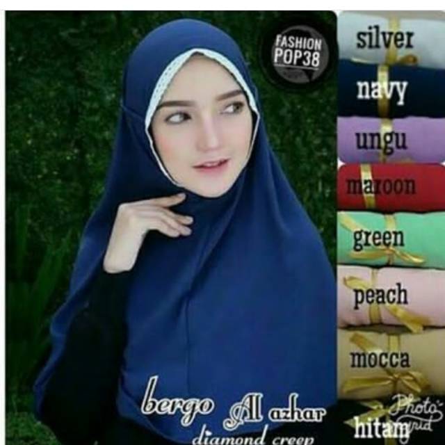 Jilbab al azhar / bergo al azhar