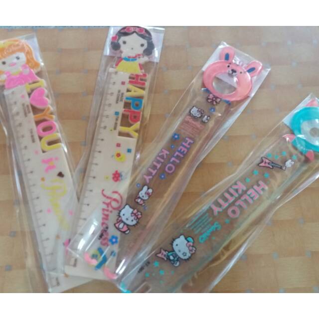 

Penggaris plastik fancy 15cm