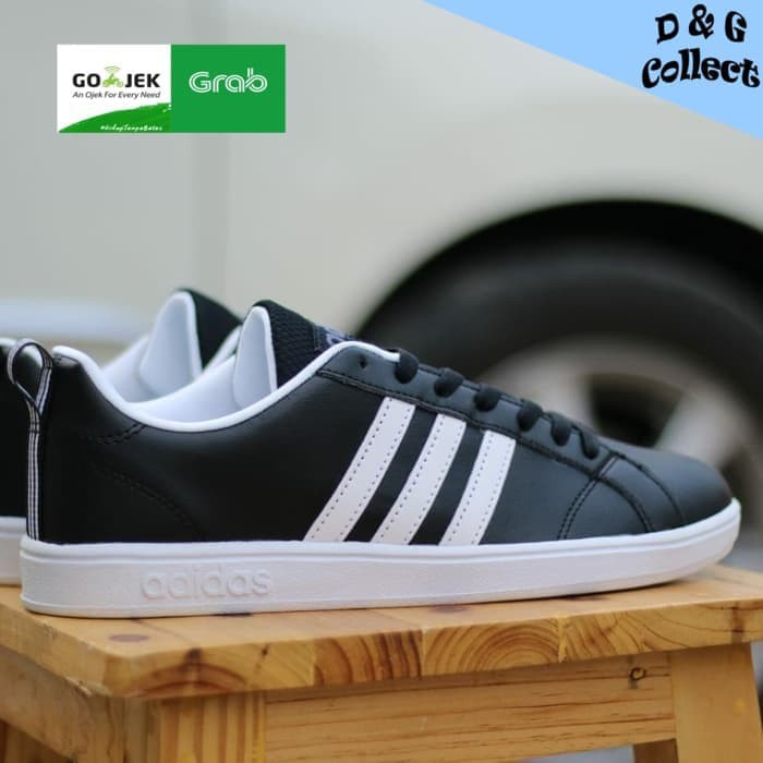 Sepatu Pria Adidas Neo Advantave Black Pading Putih Original Sneakers