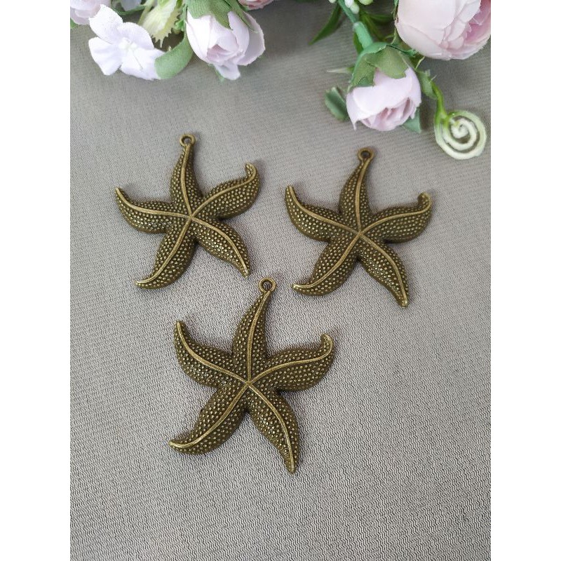 Charm Aksesoris Besi - Seri Bintang Laut 9.500/pcs