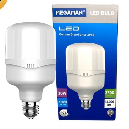 LAMPU LED MEGAMAN 30 WATT BERKUALITAS , MURAH DAN BERGARANSI