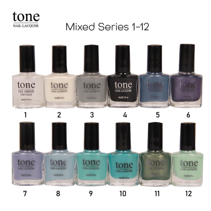 Kutek Kuku Kitek Kuku Tone Nail Lacquer Mixed Series 1 Box