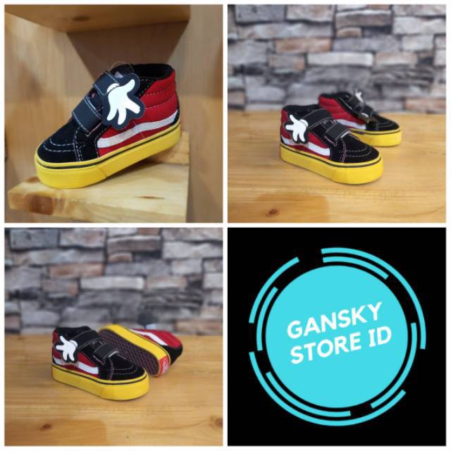 SEPATU VANS MICKEY KIDS PREMIUM QUALITY VANS MICKEY ANAK