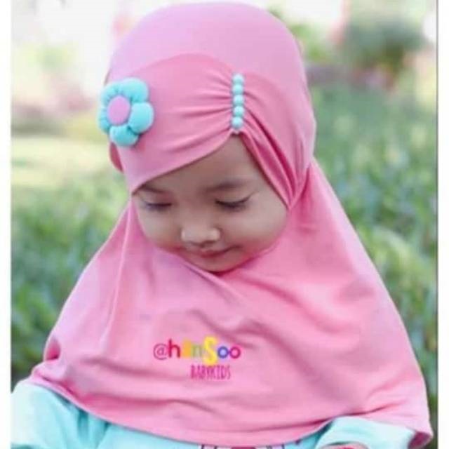 Kerudung Anak Serut Mutiara Bungga | Hijab Anak | Kerudung Lucu | Alus Collection | BISA C.O..D