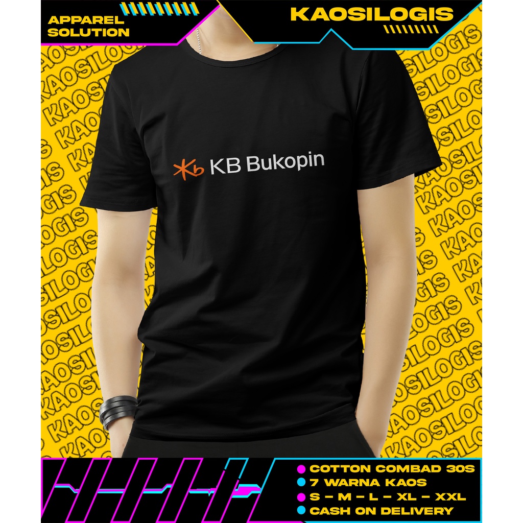 Kaos Bank KB Bukopin Logo Bank Perusahaan V2 - Kaosilogis