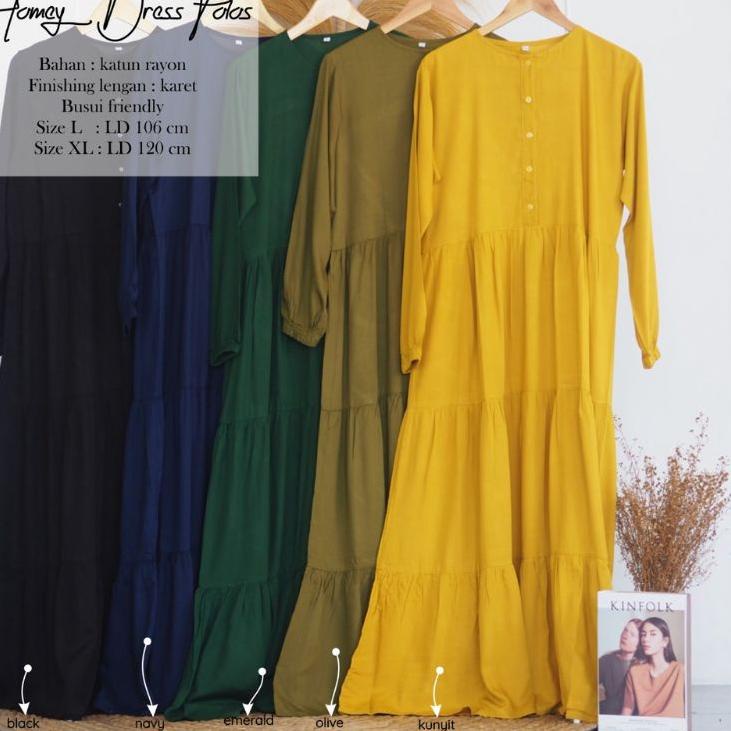 Hot - Baju Gamis Home Dress Daily Muslim Cantik Syari Syari Malaysia Casual Santai PB 140 Melayu Le 