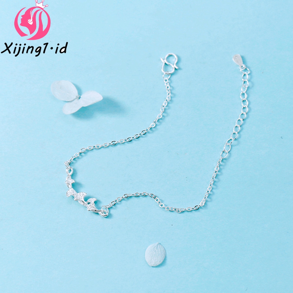 Gelang Daun Ginkgo Gaya Korea Sederhana Dan Modis Baru, Untuk Pacar Dan Sahabat-4