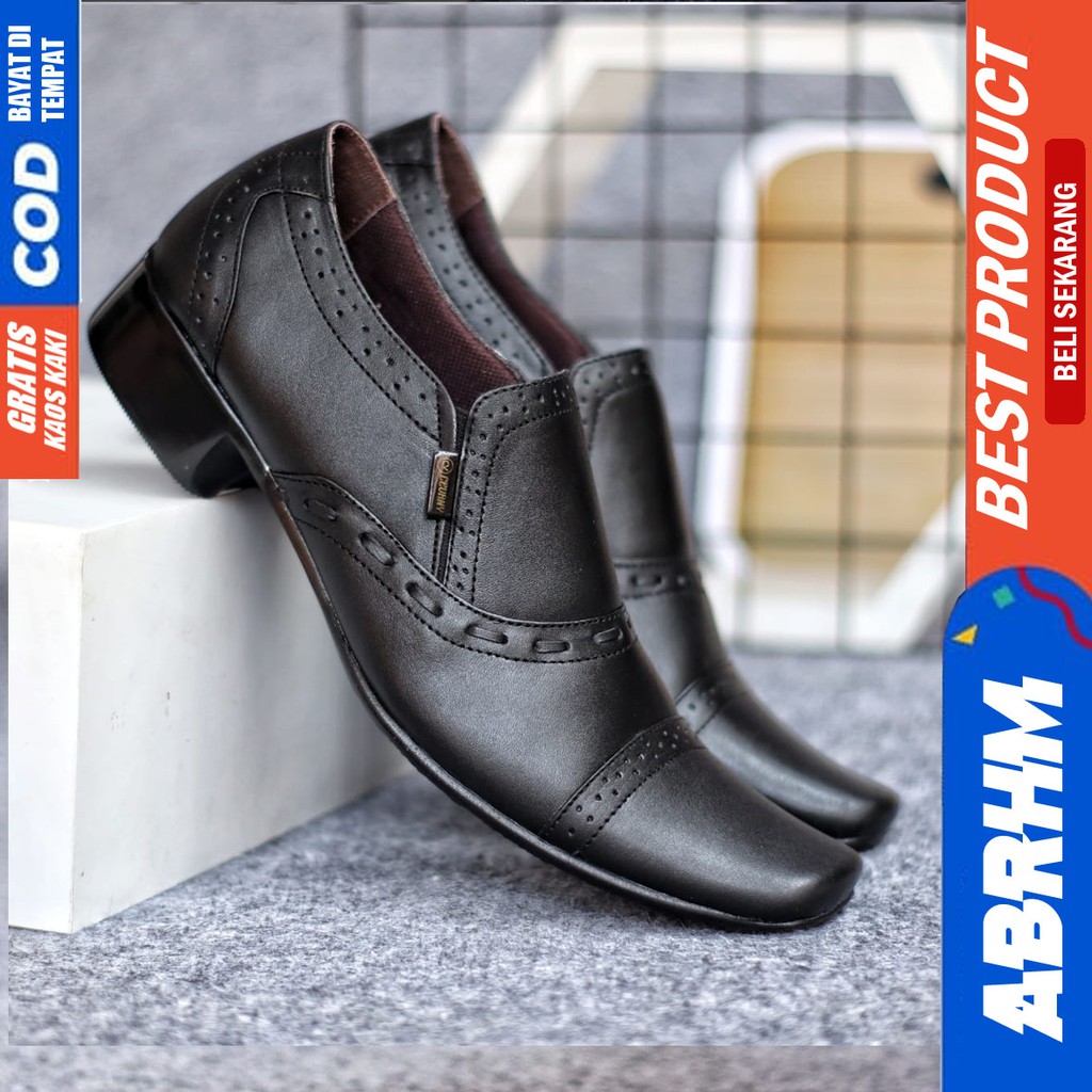 ABRHM X OPEK Sepatu Formal Pria Original Murah  Gain Kerja Cowok Kantor Casual Keren