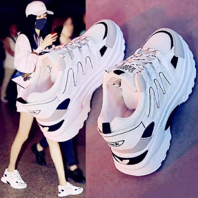 Sepatu Sneakers Wanita KOREA FORNLL VNEX Fashion Spatu Cewek Trendy Seoatu Sneaker Fshion Cewe Perempuan FSH403 Cladiva-2