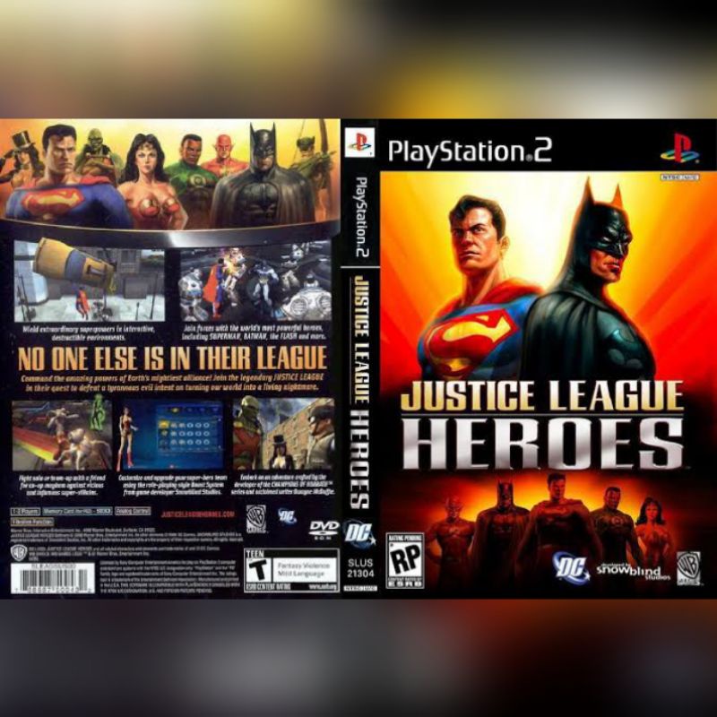 Kaset Ps2 JUSTICE LEAGUE