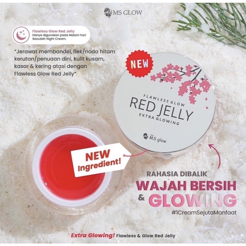 MS GLOW RED JELLY ORI
