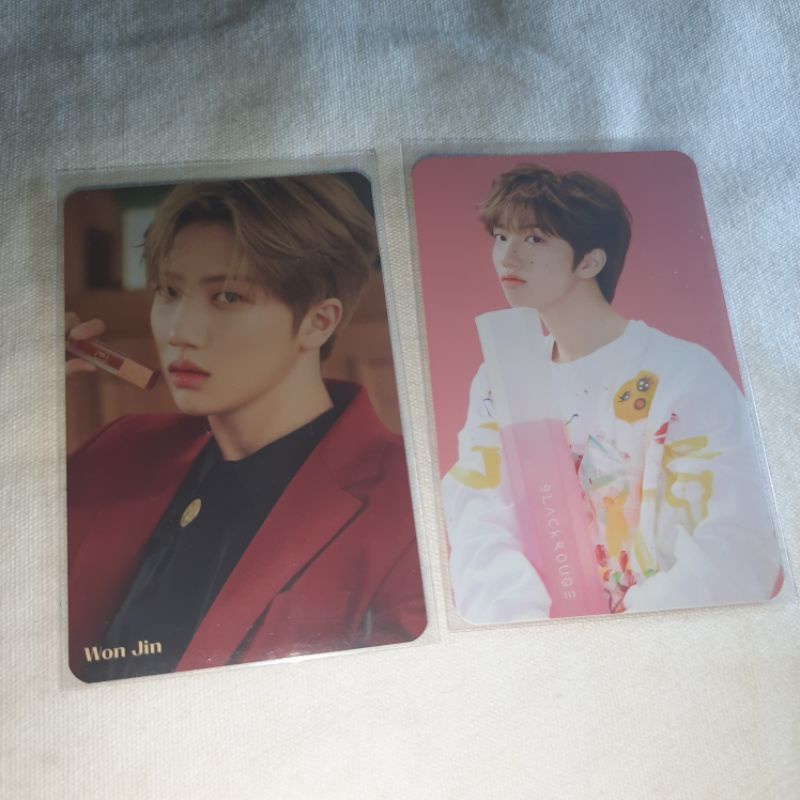 photocard pc wonjin cravity black rouge br 1 br 2