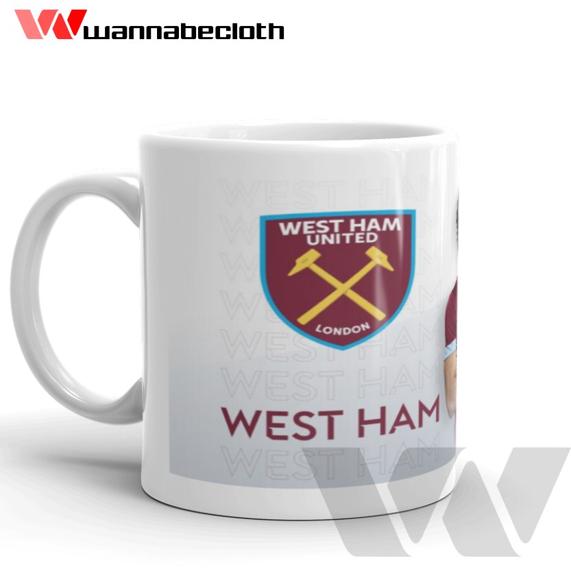 Mug West Ham United Gelas West Ham United Mug Custom Cetak Mug Souvenir Bola Mug West Ham United