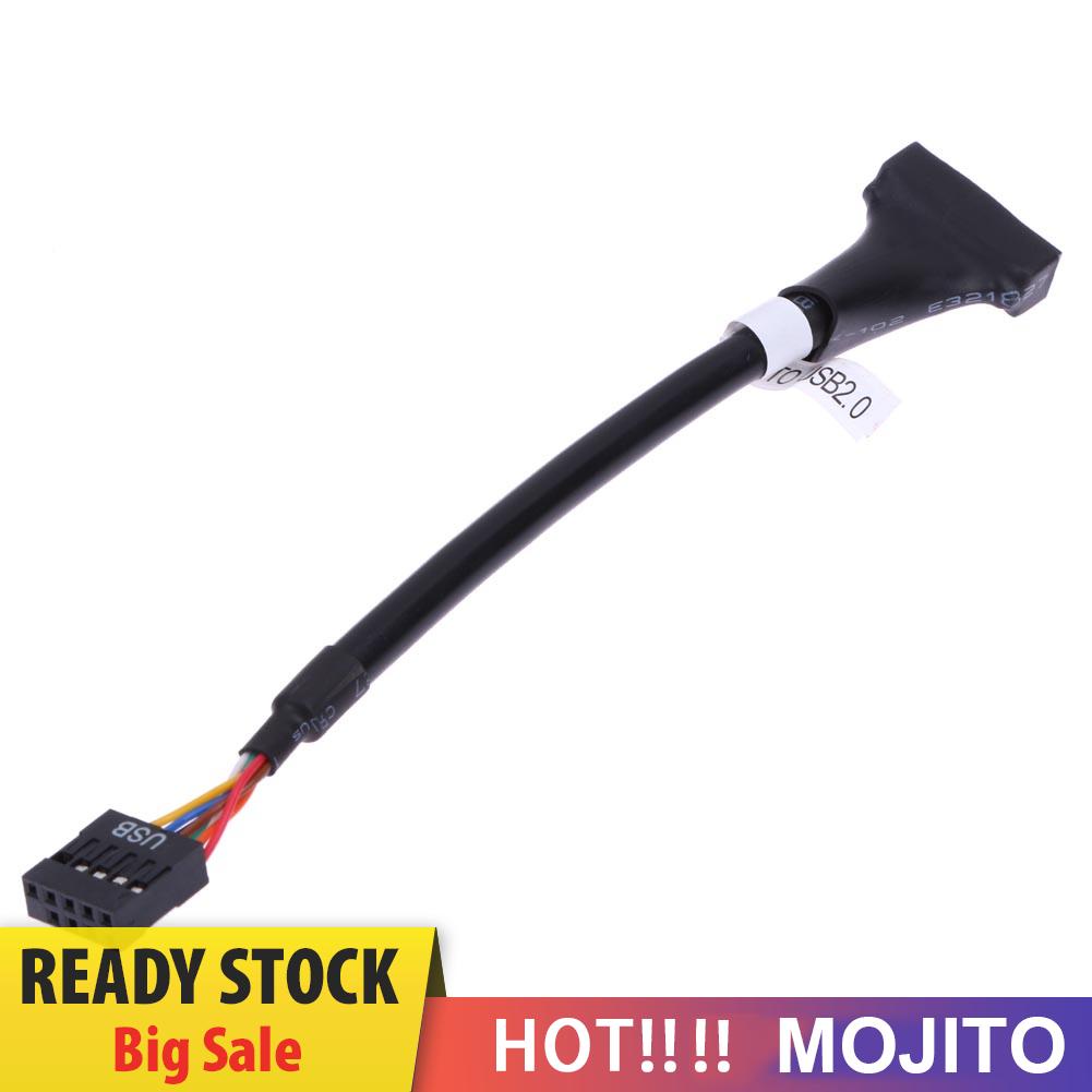Kabel Usb 3.0 20 Pin Male Ke Usb 2.0 9 Pin Female Untuk Motherboard