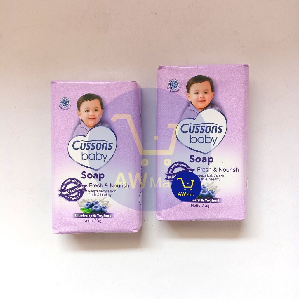 SABUN CUSSONS BABY MILD &amp; GENTLE / SOFT &amp; SMOOTH 75 G