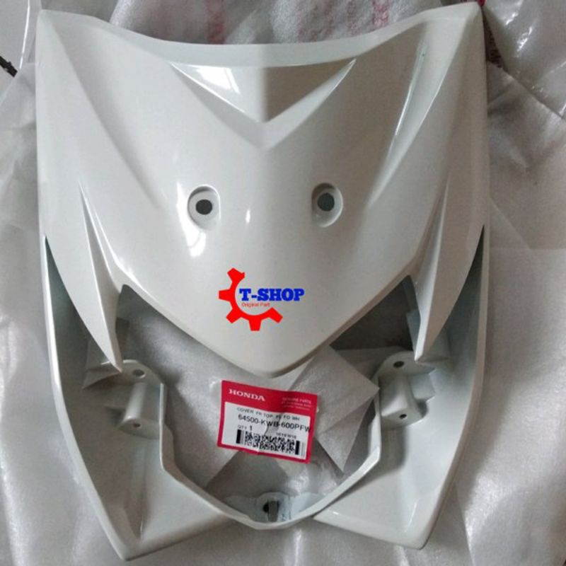 TAMENG DEPAN / COVER LAMPU DEPAN / COVER FR / COVER A FR TOP BLADE LAMA WARNA PUTIH 64500KWB600PFW