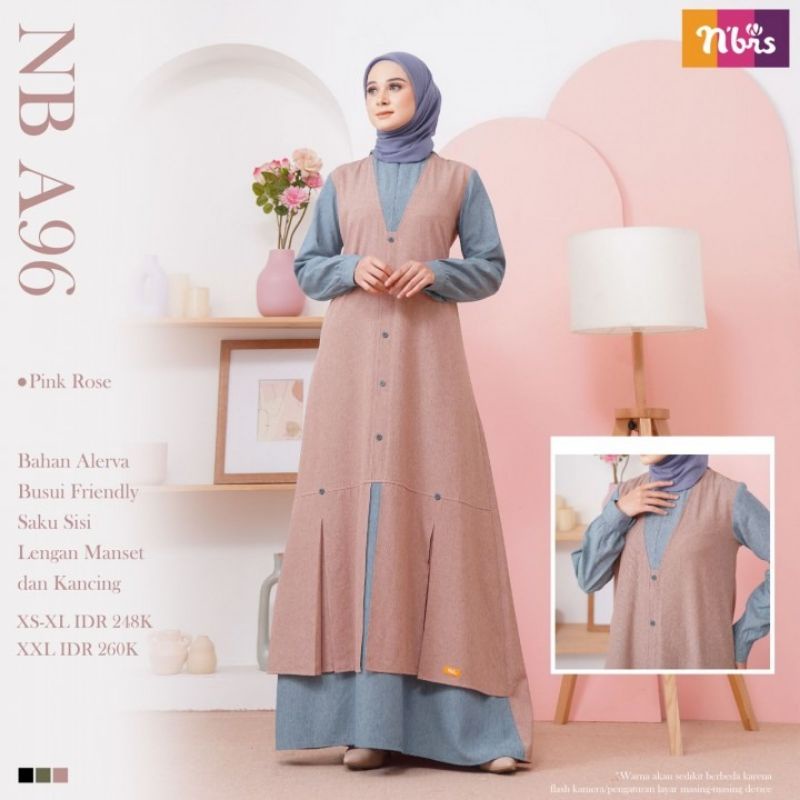 Gamis muslimah nibras NB A96