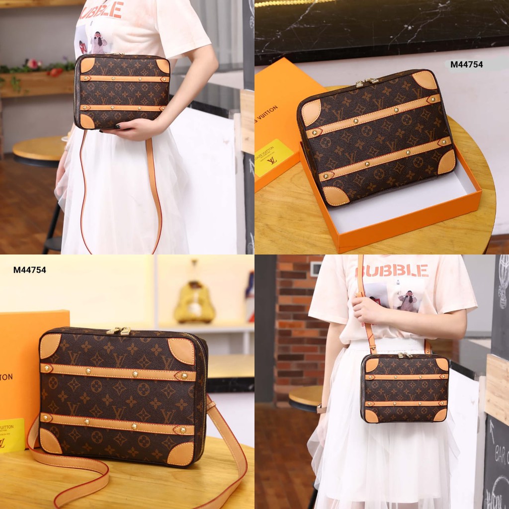 TERBARU  CLUTCH WANITA LV SOFT TRUNK M44754F
