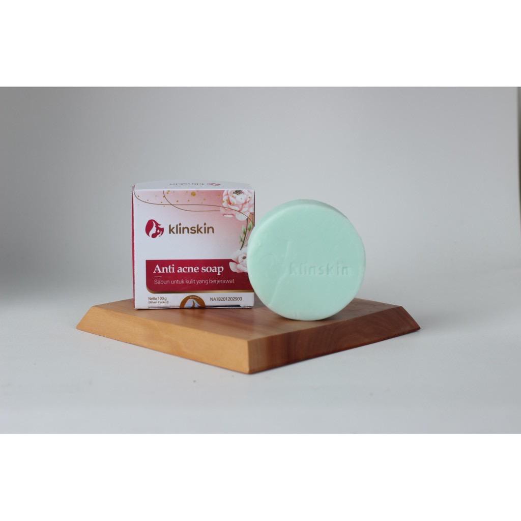 Sabun Klinskin Acne Soap - Sabun Jerawat/Penghilang Bekas Jerawat