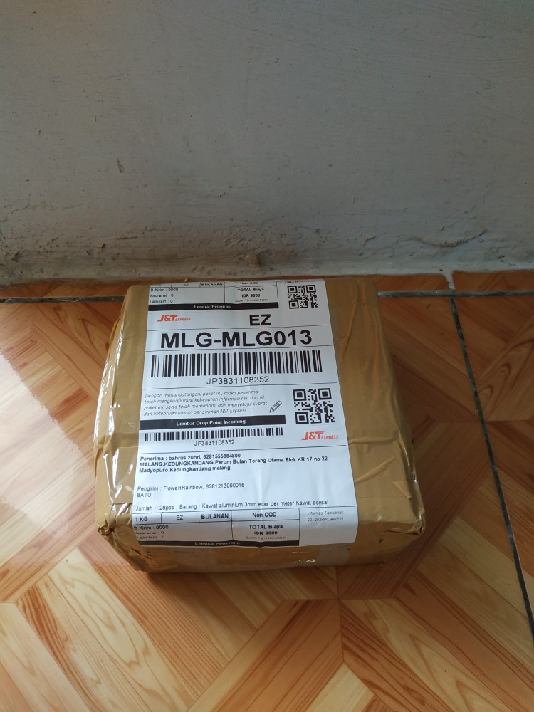 Kawat Aluminium 3mm Ecer Per Meter