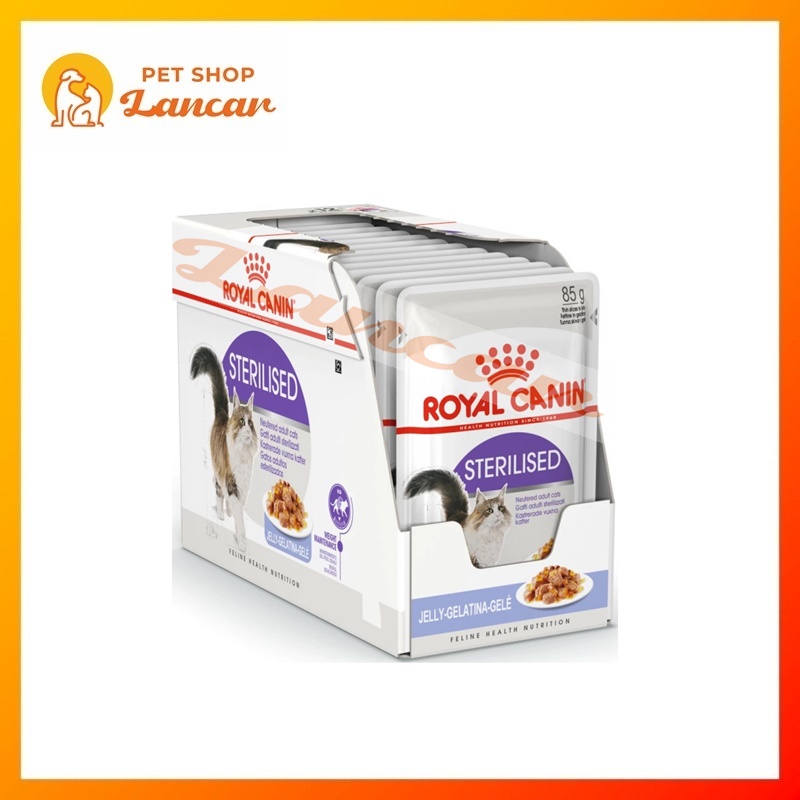 Royal Canin Sterilised In Jelly Makanan Kucing Dewasa Wet 85gr