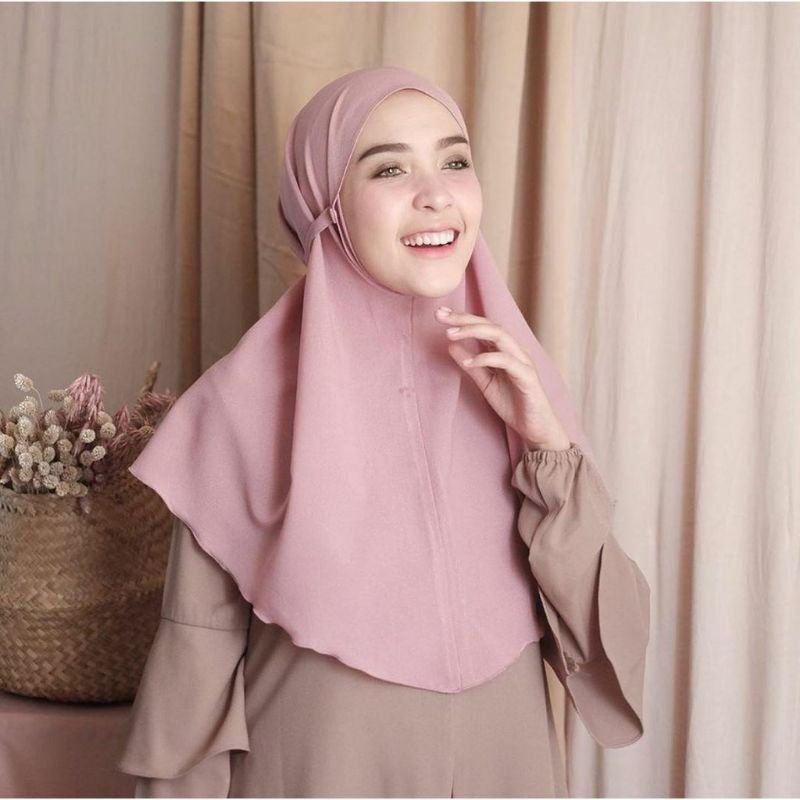 Jilbab Bergo Maryam Non Pet / Hijab Bergo Maryam Premium / Hijab Instan Bergo Maryam Murah