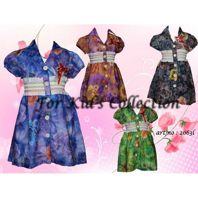 Dress  Anak-Anak Smock