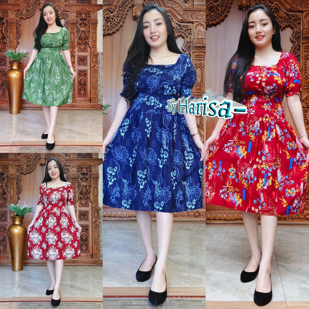 Dress Sabrina Clary flower Rayon Super