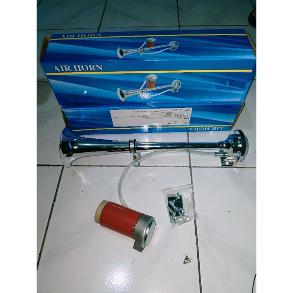 Klakson trompet 1 corong + Dinamo 12V dan 24V