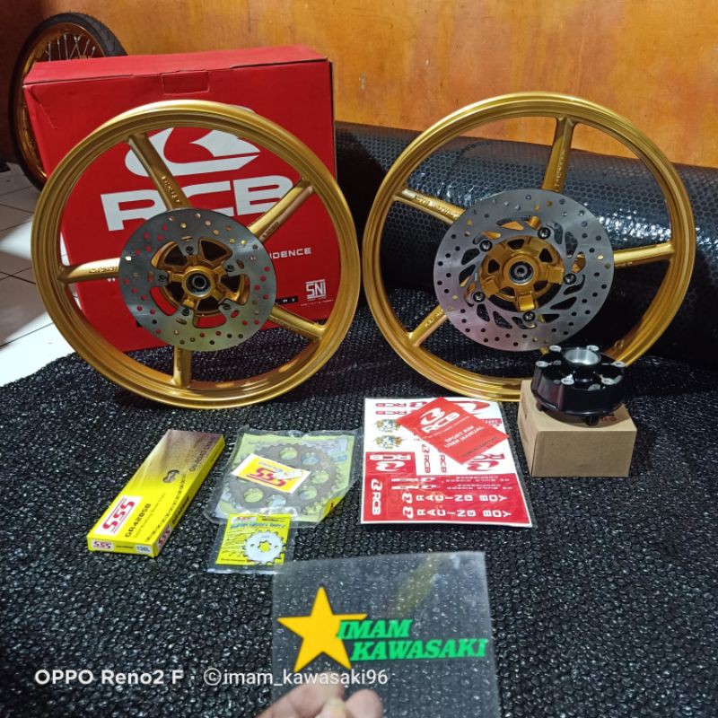 Velg RCB MX king PNP NINJA RR R SS vixion new r15 ukuran 1.60x17 dan 1.85 x 17 Original Malaysia