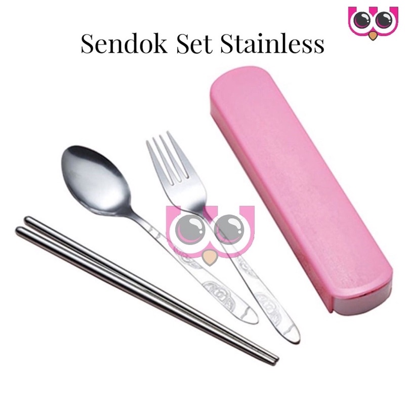 [STAINLESS SET] SENDOK GARPU SUMPIT SET STAINLESS MURAH