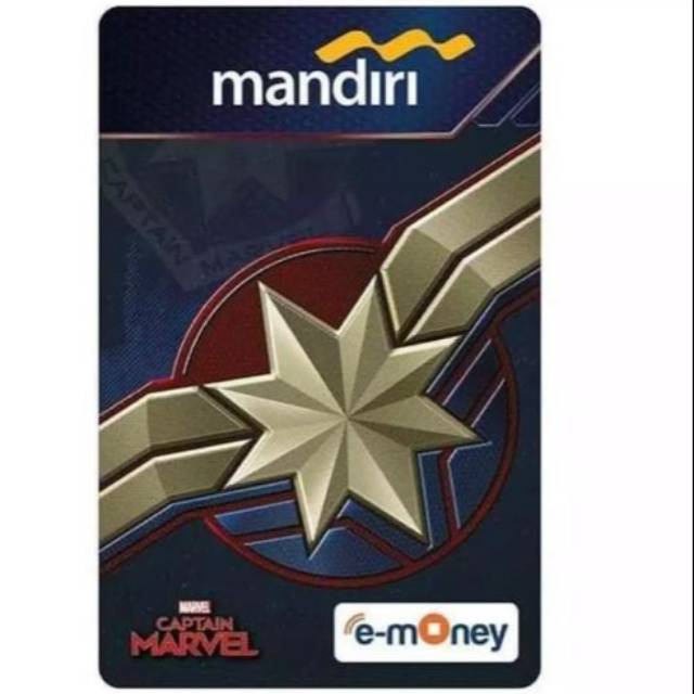Mandiri E Money Captain Marvell Kartu EToll