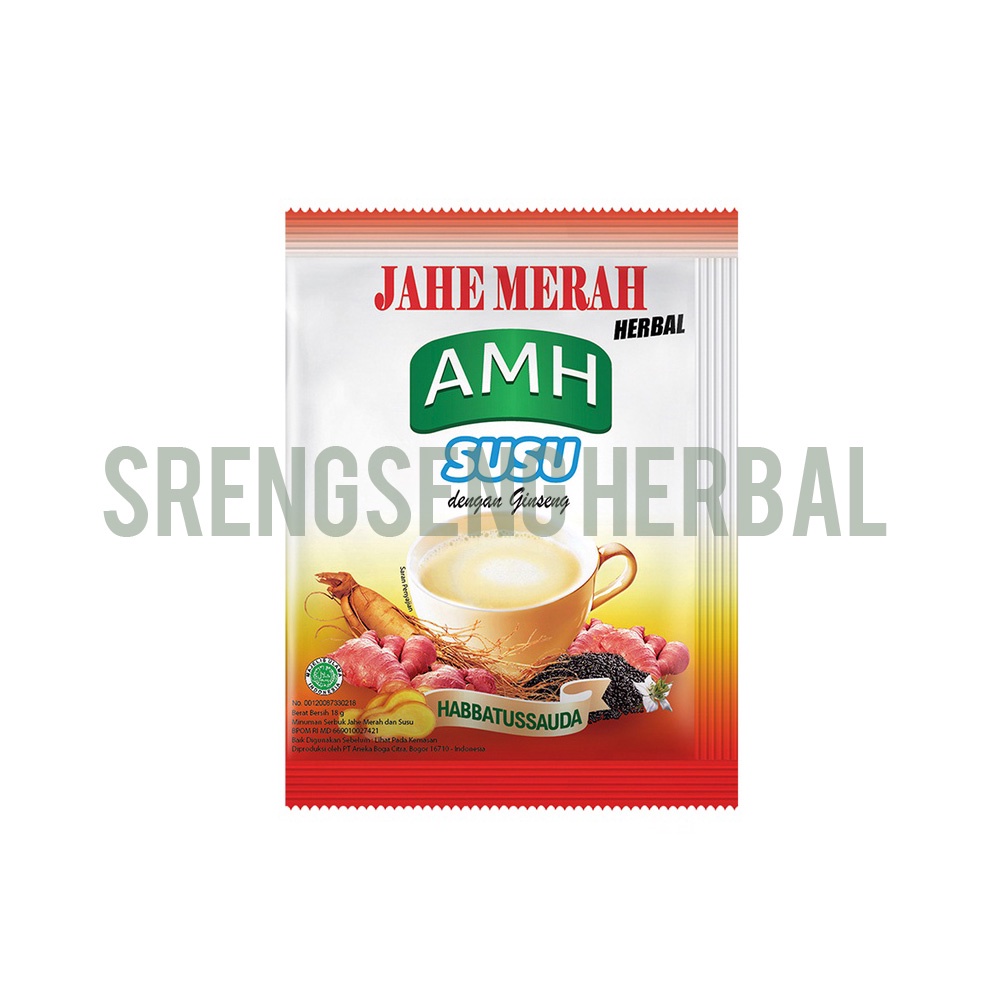 

JAHE MERAH MIX SUSU AMANAH AMH ASLI MINUMAN JAHE SUSU PLUS HABBATUSSAUDA