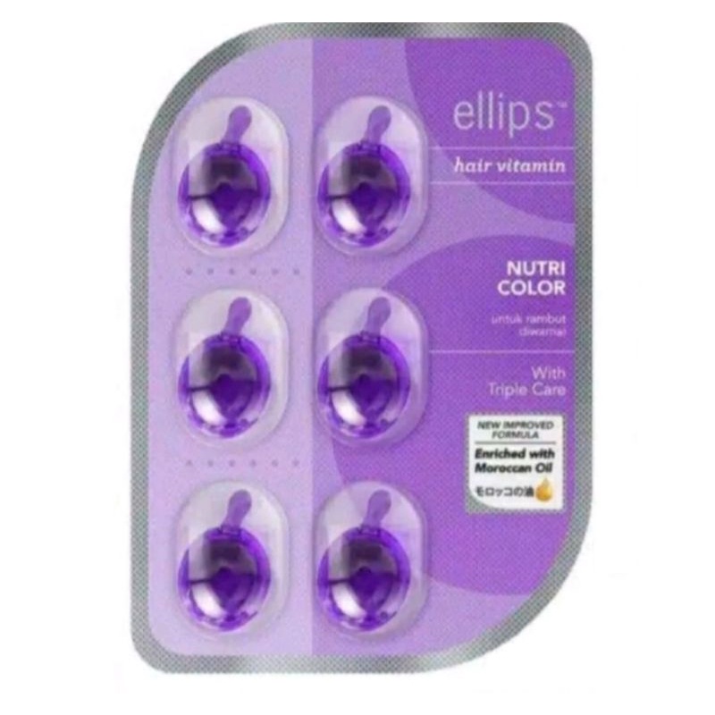 Ellips Hair Vitamin rambut 1 papan isi 6 kaplet