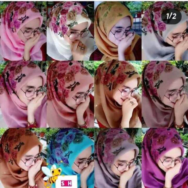 GROSIR ISI 10PCS/ SEGIEMPAT HASANAH PRINTING