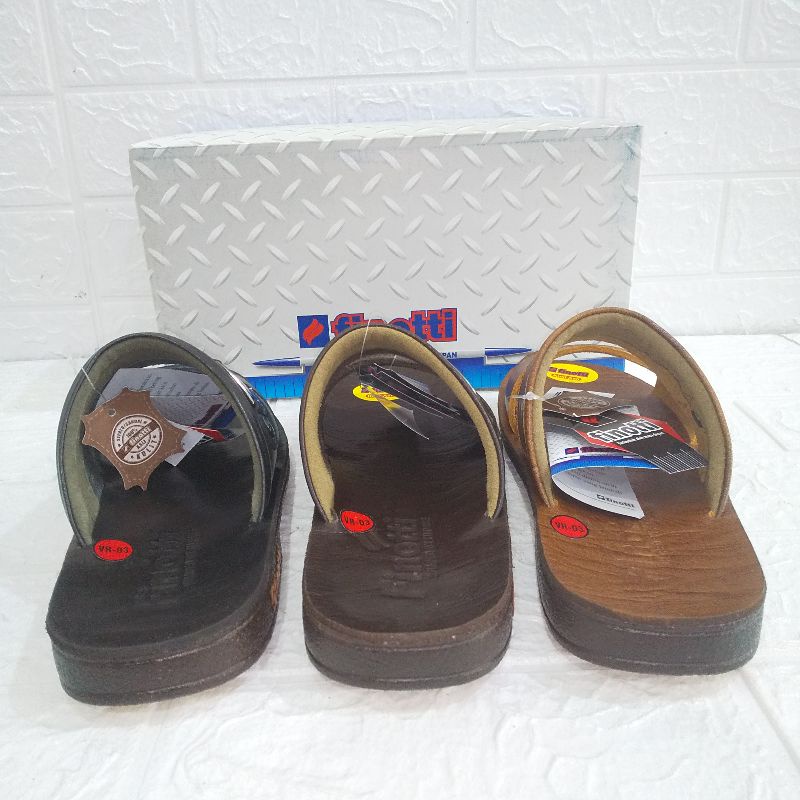 Sandal kulit finotti VR 03 size 38-42, sandal formal, sandal kulit