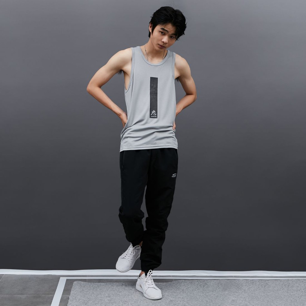 DONSON Sportswear Sleeveless Tank Top DONSON Sportswear Katakana Vertical Grey