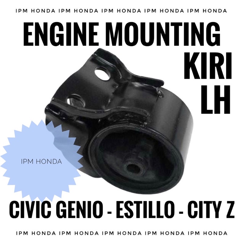 50820 SR3 Engine Mounting Dudukan Mesin Kiri Honda City Type Z 1996 1997 1998 1999 2000 2001 2002 Manual Matic Civic Genio Estillo 1992 1993 1994 1995