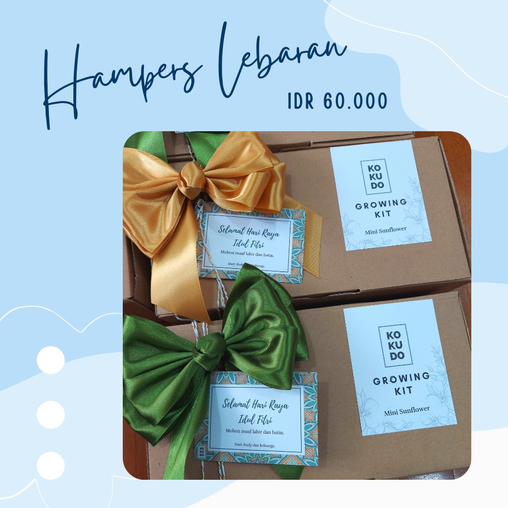 

Paket Hampers Lebaran / Bingkisan Idul Fitri Kokudo Growing Kit
