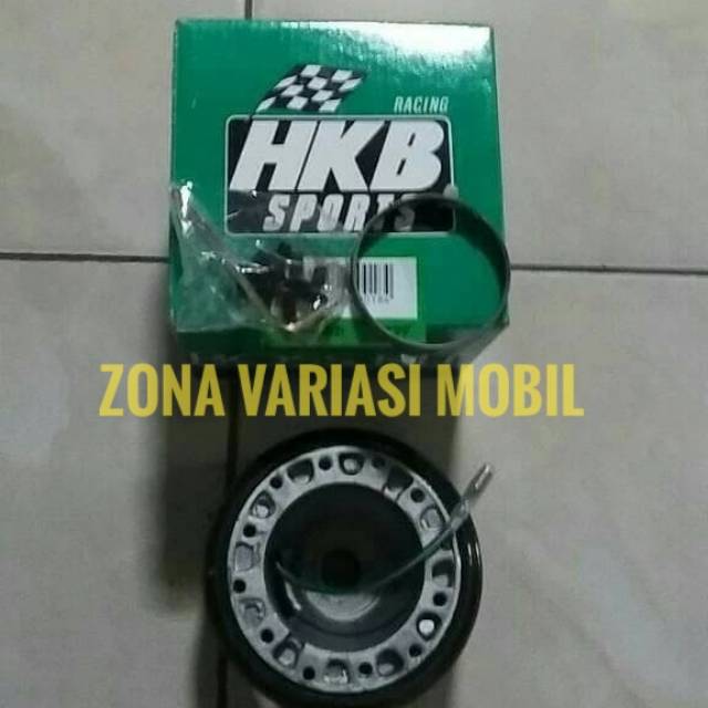 Boskit stir racing / boss kit untuk tambahan setir racing mobil Avanza Xenia Innova Soluna Vios Gran