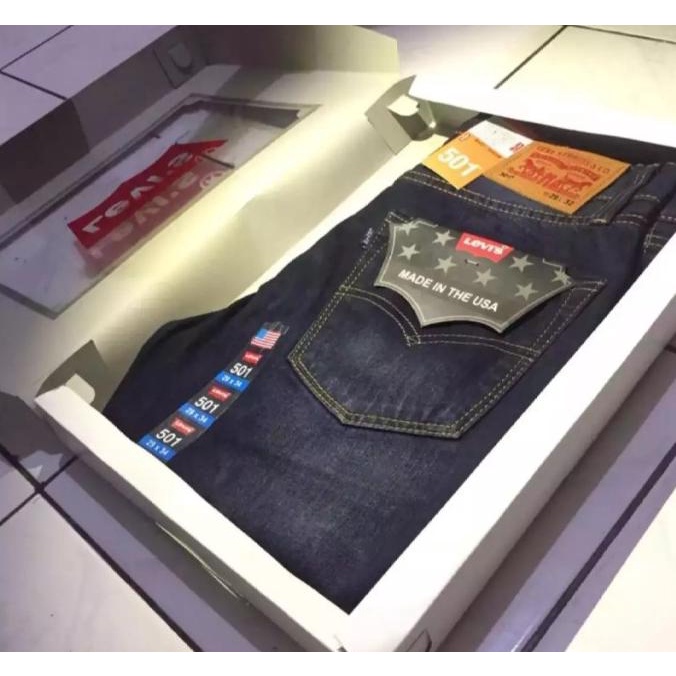 Celana Jeans Pria Levis 501 Original Made in USA Import LEVIS 501 Termurah