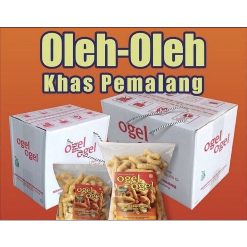 

Paket Ogel-Ogel Snack Makanan Ringan Gurih Khas Pemalang-Asli Original