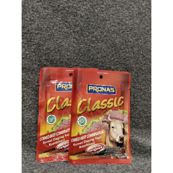 

Kornet Pronas Sachet / Pronas Cornet / Corned Beef 50gr