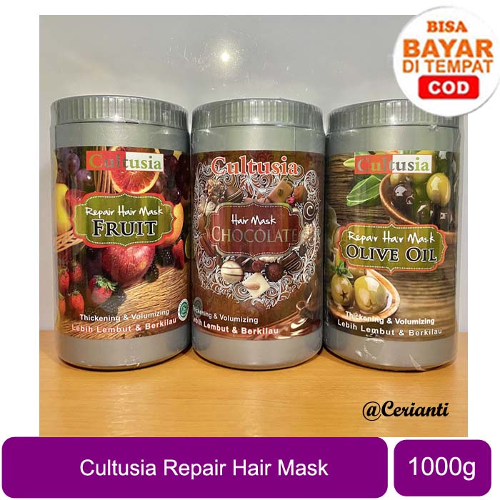 CULTUSIA Repair Hair Mask | Masker Rambut Rusak 500GR | 1000GR | 500m_Lynn Design