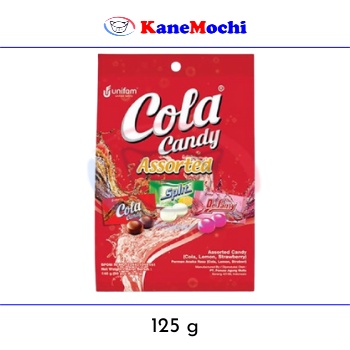 

Unifarm Coca Cola Candy Assorted (Cola,Lemon,Strawberry) 50pcs/125g