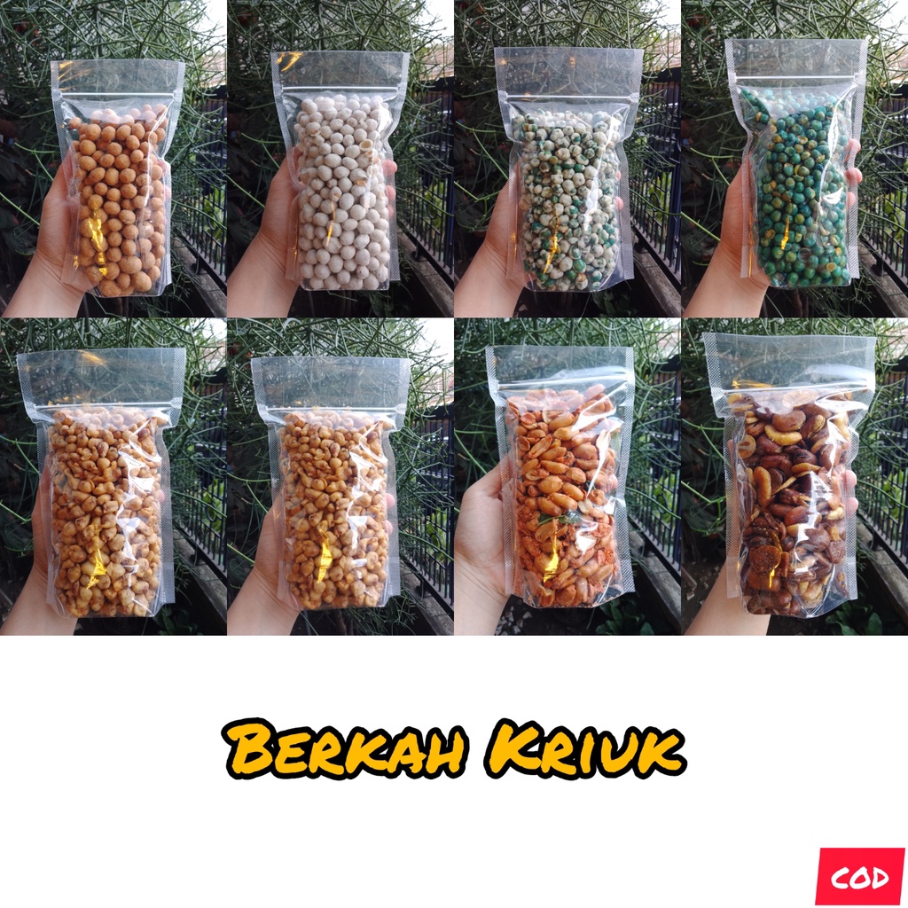 

[ BISA COD ] KACANG ALMON / KACANG MEDE / KACANG ATOM / KACANG KORO / SNACK KACANG / BERKAH KRIUK