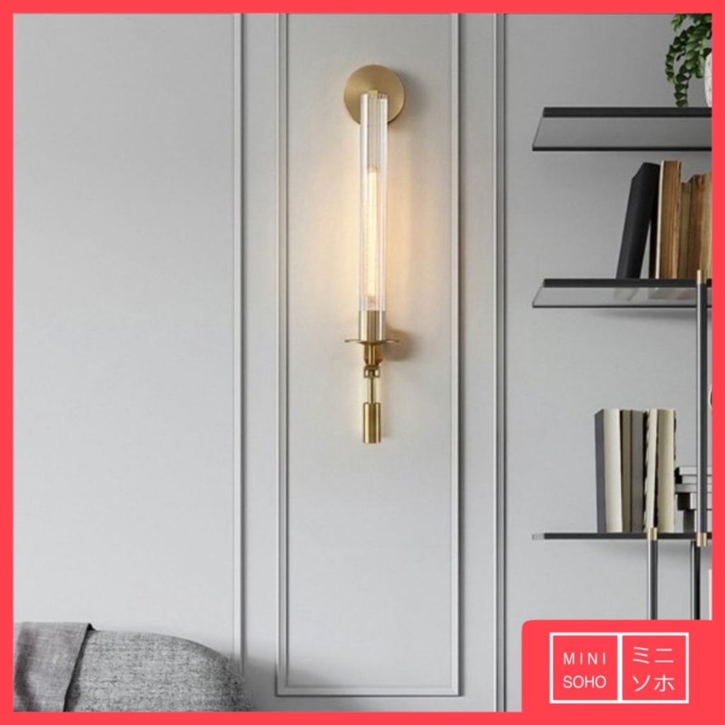 Lampu Dinding Hias Gold Luxury Premium Wall Lamp Fontanelle Single