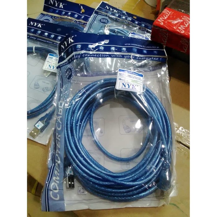 NYK KABEL USB TO EXTENSION 10M original usb extension 10 meter usb 2.0